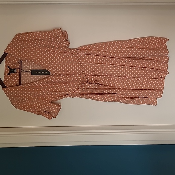 NWT Retro pink polka dot dress - Picture 1 of 4